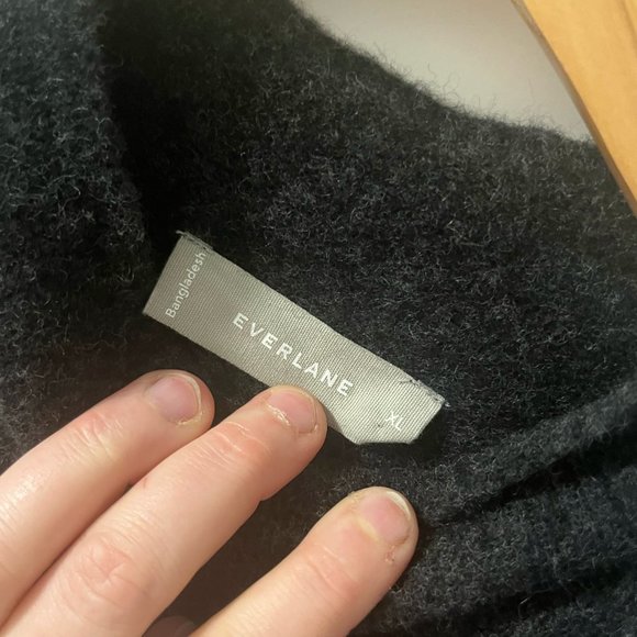 BNWOT Everlane Cozy-Stretch Dress in Charcoal Grey - Size XL - Picture 7 of 10